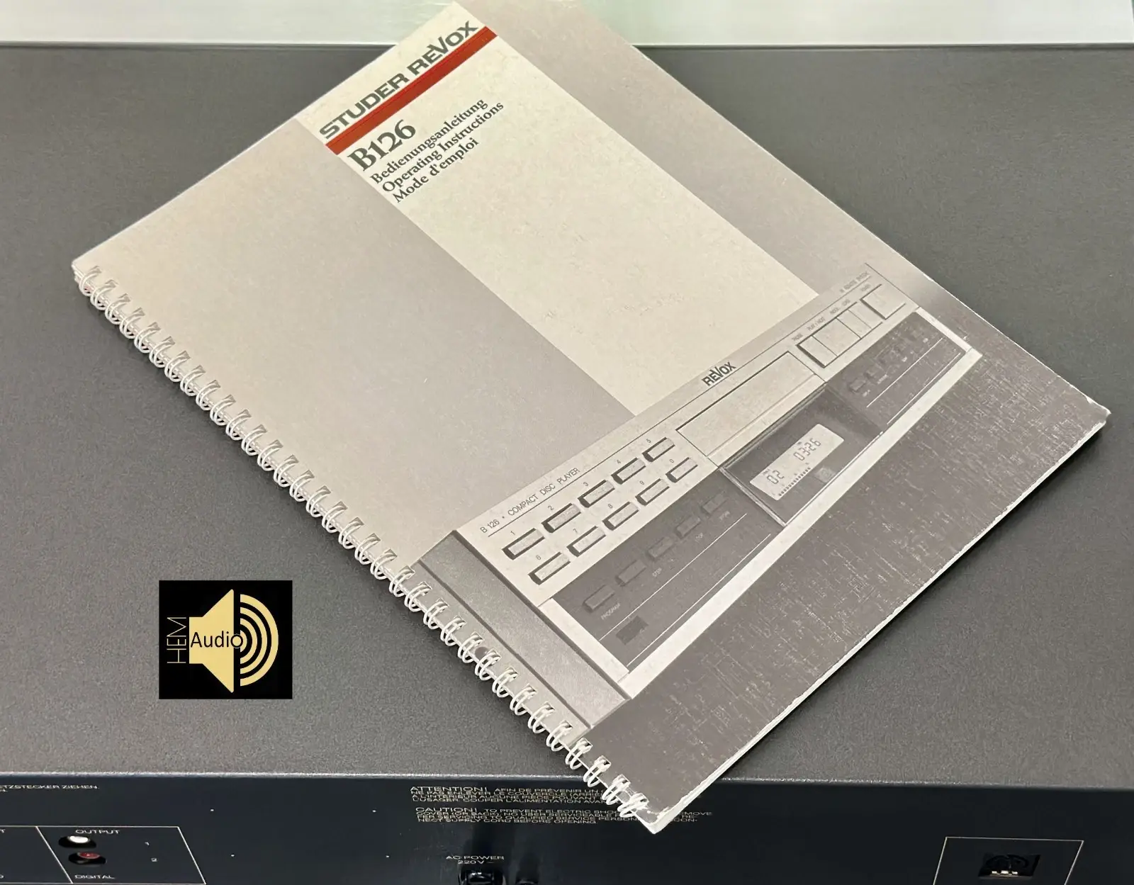 Revox / Studer B126 — Ansicht 11