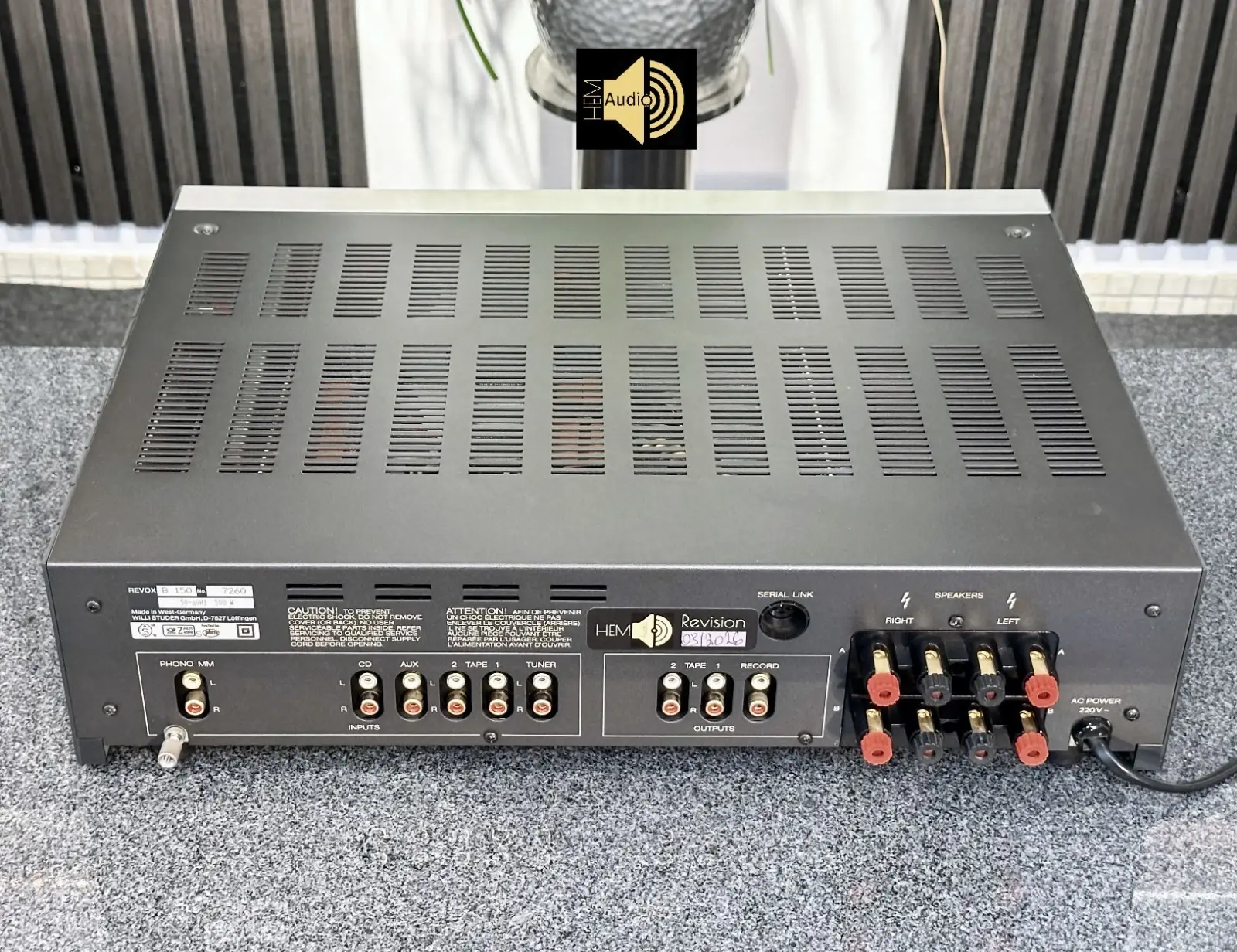 Revox / Studer B150 — Ansicht 6