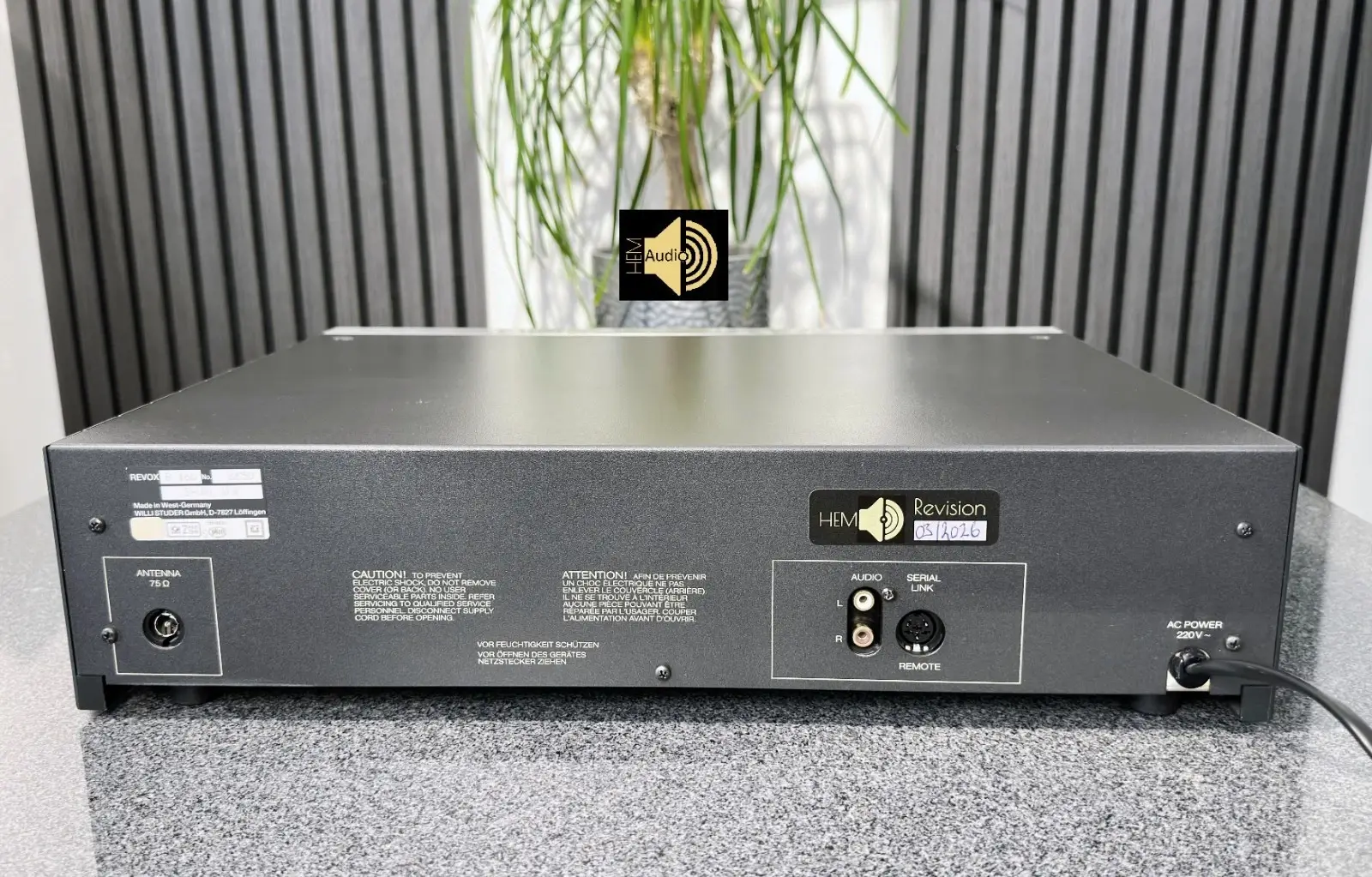 Revox / Studer B160 — Ansicht 9