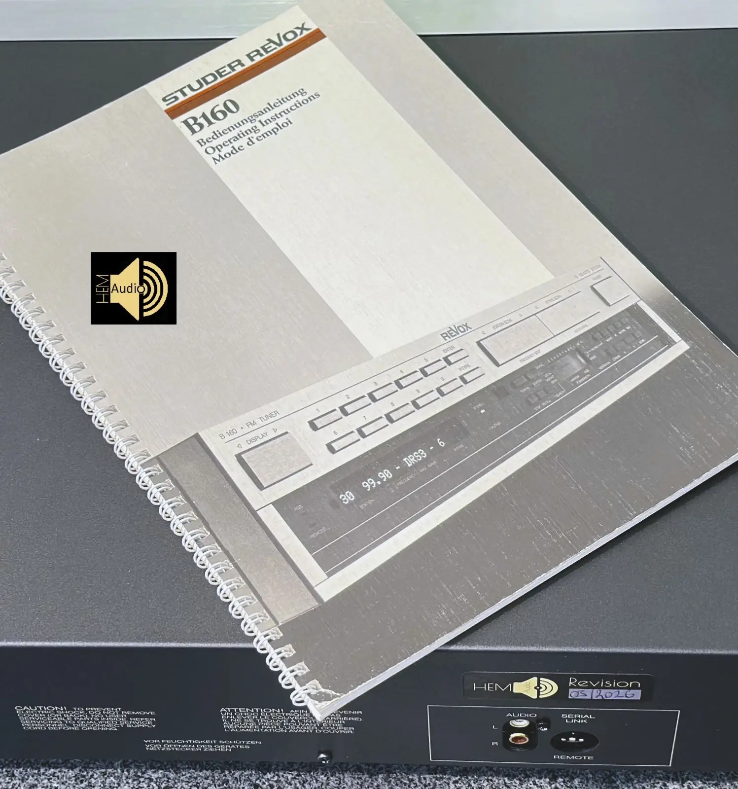 Revox / Studer B160 — Ansicht 10